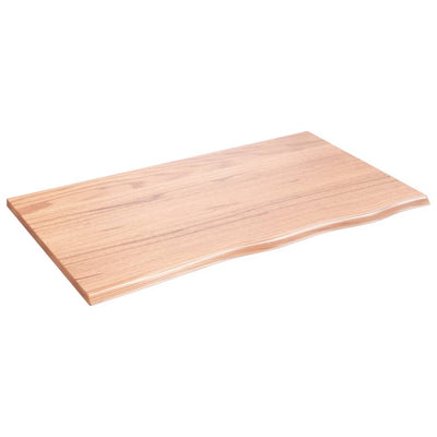 Seinähylly vaaleanruskea 100x60x2 cm käsitelty täystammi