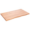 Seinähylly vaaleanruskea 100x60x(2-4) cm käsitelty täystammi