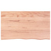 Seinähylly vaaleanruskea 100x60x(2-4) cm käsitelty täystammi