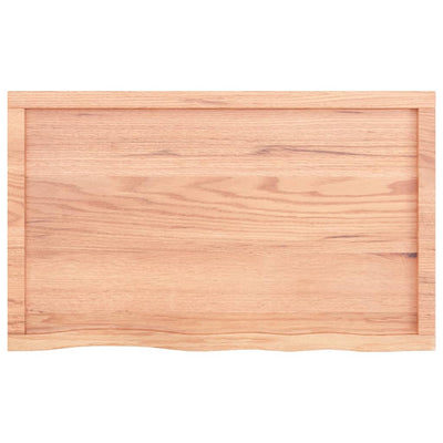 Seinähylly vaaleanruskea 100x60x(2-4) cm käsitelty täystammi