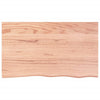 Seinähylly vaaleanruskea 100x60x(2-6) cm käsitelty täystammi