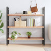 Seinähylly vaaleanruskea 120x30x(2-4) cm käsitelty täystammi