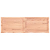 Seinähylly vaaleanruskea 120x40x(2-4) cm käsitelty täystammi