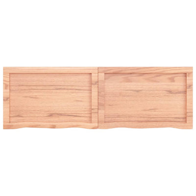 Seinähylly vaaleanruskea 120x40x(2-4) cm käsitelty täystammi