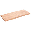 Seinähylly vaaleanruskea 120x50x(2-4) cm käsitelty täystammi