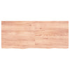 Seinähylly vaaleanruskea 120x50x(2-4) cm käsitelty täystammi
