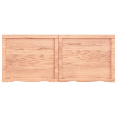 Seinähylly vaaleanruskea 120x50x(2-4) cm käsitelty täystammi