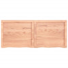 Seinähylly vaaleanruskea 120x50x(2-6) cm käsitelty täystammi