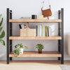 Seinähylly vaaleanruskea 120x60x(2-6) cm käsitelty täystammi