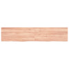 Seinähylly vaaleanruskea 140x30x(2-4) cm käsitelty täystammi