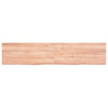 Seinähylly vaaleanruskea 140x30x(2-6) cm käsitelty täystammi