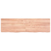 Seinähylly vaaleanruskea 140x40x(2-6) cm käsitelty täystammi