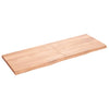 Seinähylly vaaleanruskea 140x50x(2-4) cm käsitelty täystammi