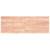 Seinähylly vaaleanruskea 140x50x(2-4) cm käsitelty täystammi