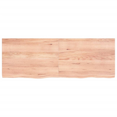 Seinähylly vaaleanruskea 140x50x(2-4) cm käsitelty täystammi
