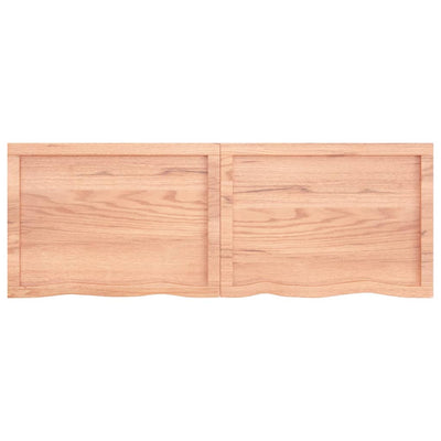 Seinähylly vaaleanruskea 140x50x(2-4) cm käsitelty täystammi