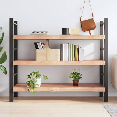Seinähylly vaaleanruskea 140x50x(2-6) cm käsitelty täystammi