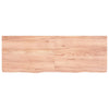 Seinähylly vaaleanruskea 140x50x(2-6) cm käsitelty täystammi
