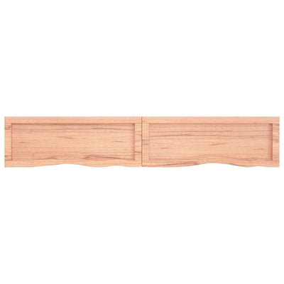Seinähylly vaaleanruskea 160x30x(2-4) cm käsitelty täystammi