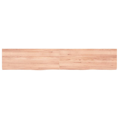 Seinähylly vaaleanruskea 160x30x(2-6) cm käsitelty täystammi