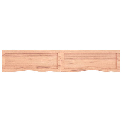 Seinähylly vaaleanruskea 160x30x(2-6) cm käsitelty täystammi