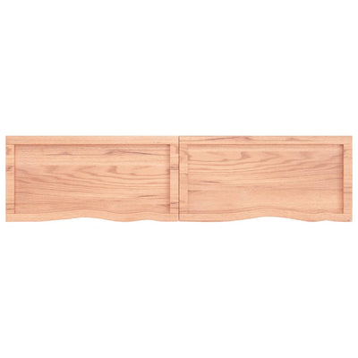Seinähylly vaaleanruskea 160x40x(2-4) cm käsitelty täystammi