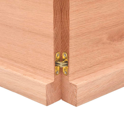 Seinähylly vaaleanruskea 160x40x(2-4) cm käsitelty täystammi
