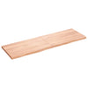 Seinähylly vaaleanruskea 160x50x(2-4) cm käsitelty täystammi