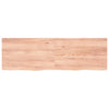 Seinähylly vaaleanruskea 160x50x(2-4) cm käsitelty täystammi