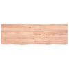Seinähylly vaaleanruskea 160x50x(2-6) cm käsitelty täystammi
