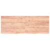 Seinähylly vaaleanruskea 160x60x(2-4) cm käsitelty täystammi