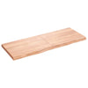 Seinähylly vaaleanruskea 160x60x(2-6) cm käsitelty täystammi