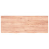 Seinähylly vaaleanruskea 160x60x(2-6) cm käsitelty täystammi