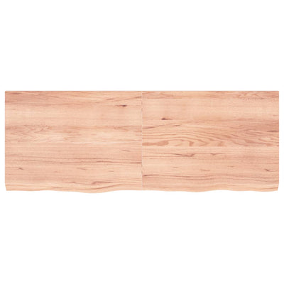 Seinähylly vaaleanruskea 160x60x(2-6) cm käsitelty täystammi