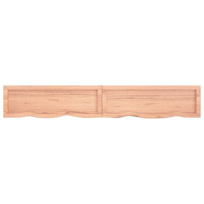 Seinähylly vaaleanruskea 180x30x(2-4) cm käsitelty täystammi