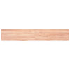 Seinähylly vaaleanruskea 180x30x(2-6) cm käsitelty täystammi