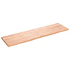 Seinähylly vaaleanruskea 180x50x(2-4) cm käsitelty täystammi