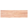 Seinähylly vaaleanruskea 180x50x(2-4) cm käsitelty täystammi