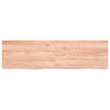 Seinähylly vaaleanruskea 180x50x(2-6) cm käsitelty täystammi