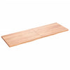Seinähylly vaaleanruskea 180x60x(2-4) cm käsitelty täystammi