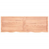 Seinähylly vaaleanruskea 180x60x(2-6) cm käsitelty täystammi