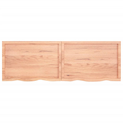 Seinähylly vaaleanruskea 180x60x(2-6) cm käsitelty täystammi