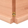 Seinähylly vaaleanruskea 200x40x(2-4) cm käsitelty täystammi