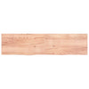 Seinähylly vaaleanruskea 200x50x(2-4) cm käsitelty täystammi
