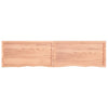 Seinähylly vaaleanruskea 200x50x(2-4) cm käsitelty täystammi