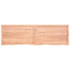 Seinähylly vaaleanruskea 200x60x(2-4) cm käsitelty täystammi