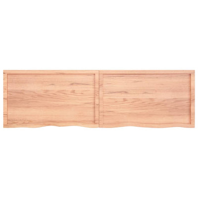 Seinähylly vaaleanruskea 200x60x(2-4) cm käsitelty täystammi