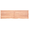Seinähylly vaaleanruskea 200x60x(2-6) cm käsitelty täystammi
