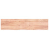 Seinähylly vaaleanruskea 220x50x(2-4) cm käsitelty täystammi