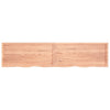 Seinähylly vaaleanruskea 220x50x(2-6) cm käsitelty täystammi